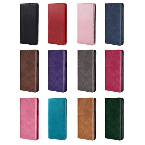 Magnetic leather wallet phone - wallet,