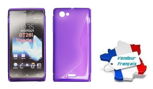 Purple gel silicone case - gel,