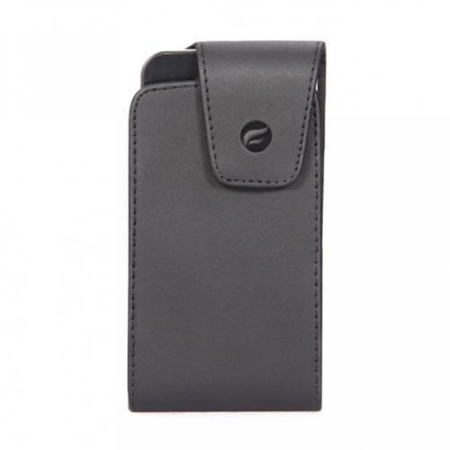 Black leather phone case side - phone,